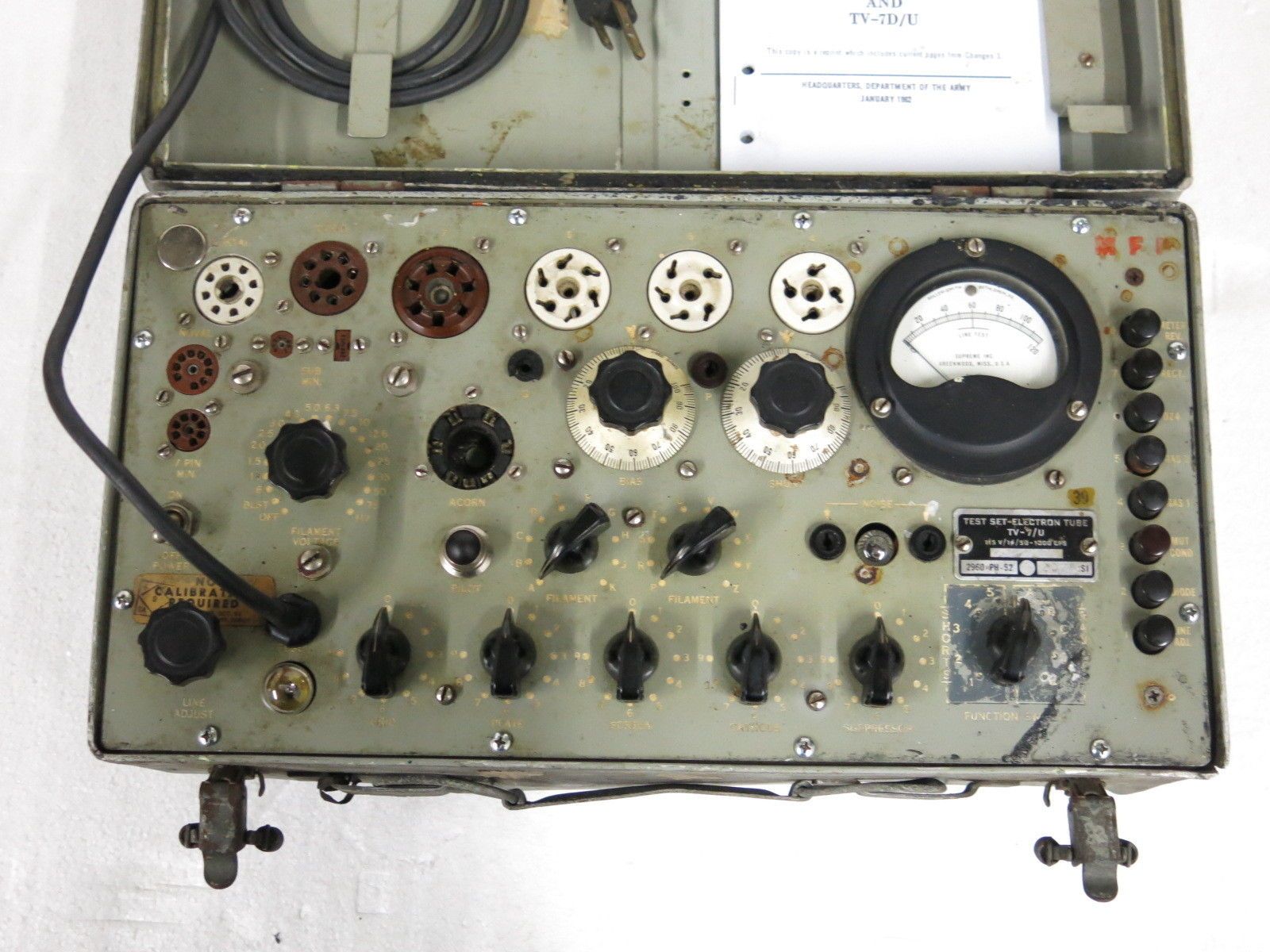 undefined TV-7/U tube tester