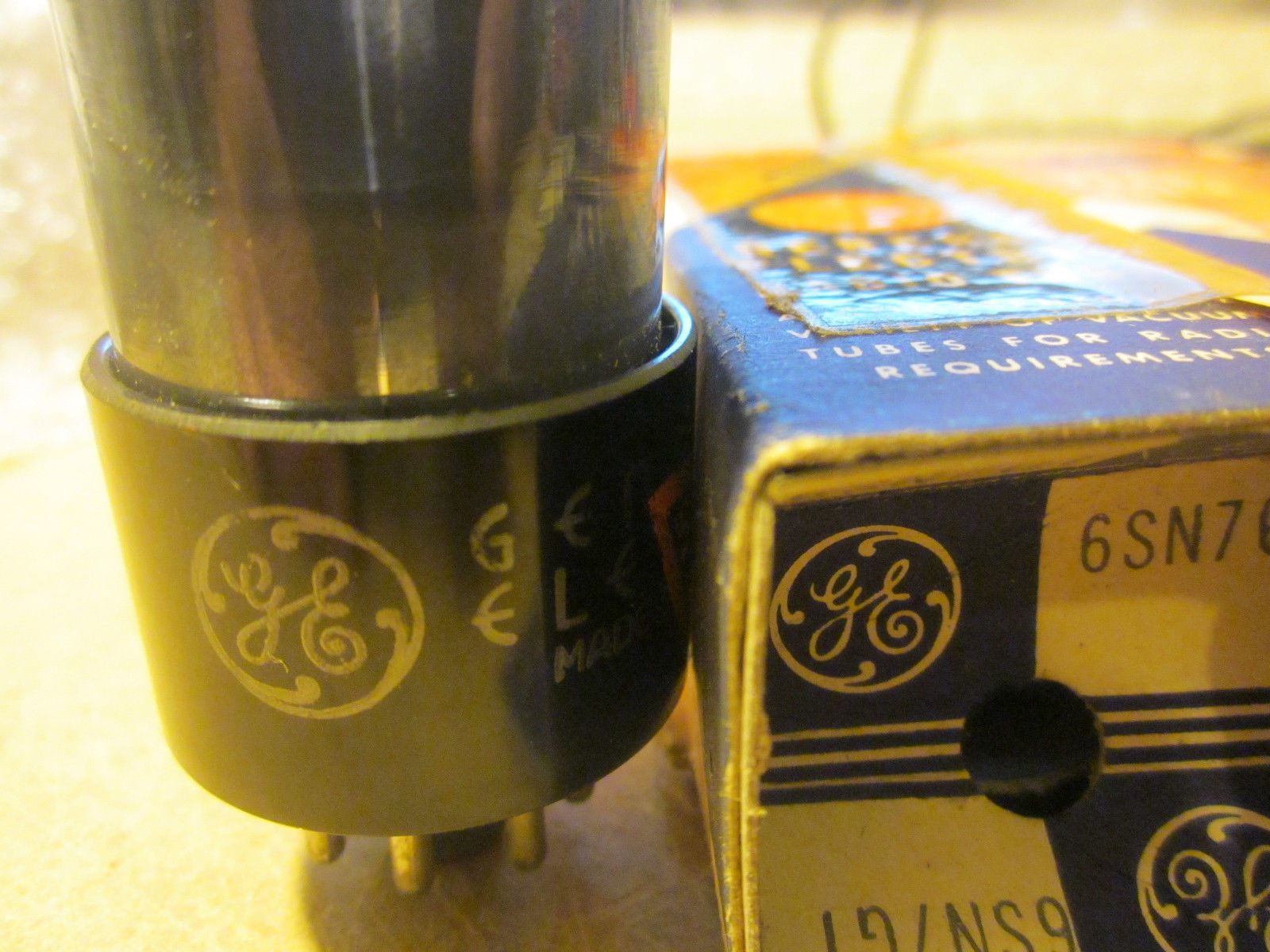 Ge 6SN7GT VT-231 tube