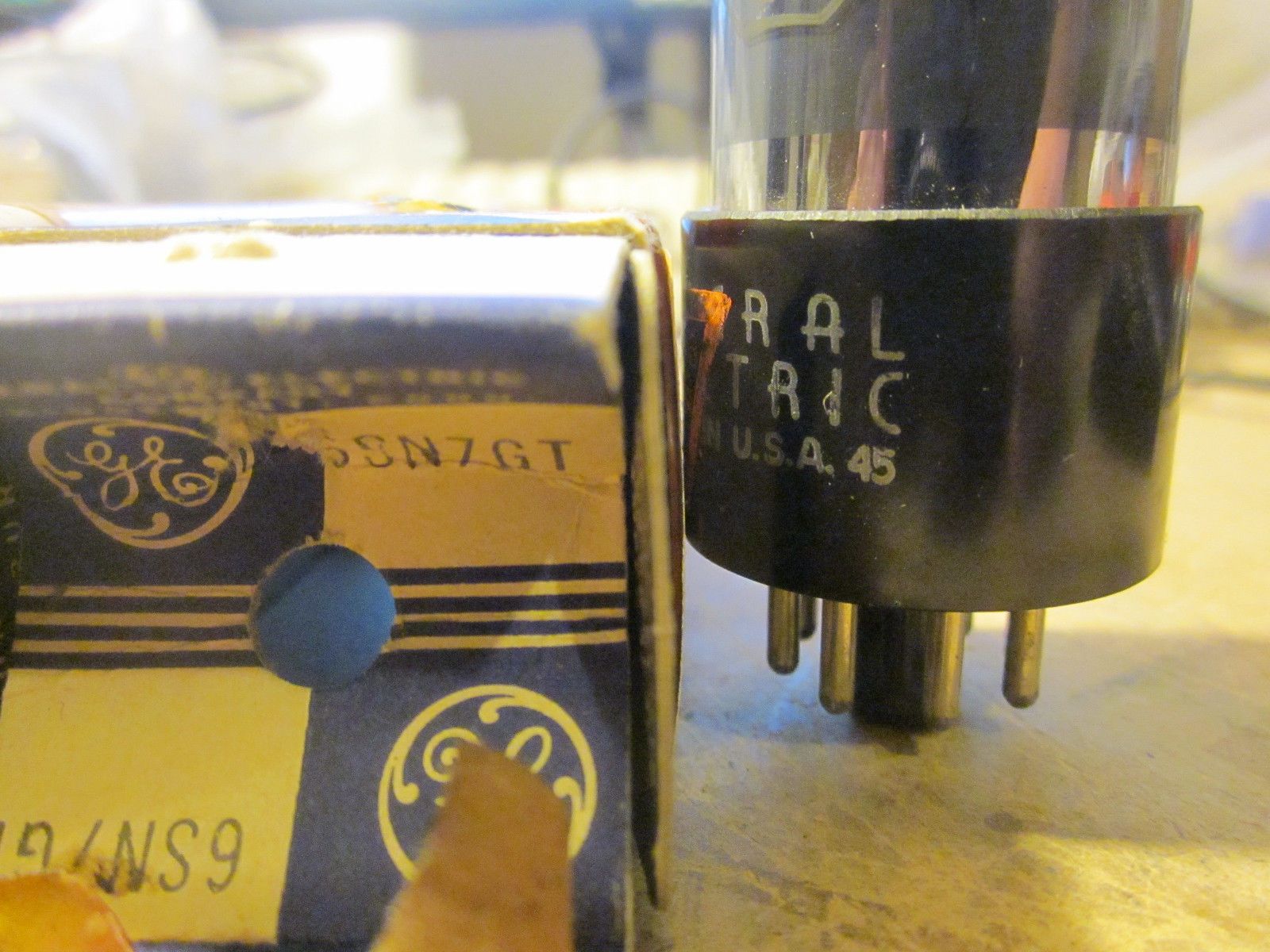 Ge 6SN7GT VT-231 tube