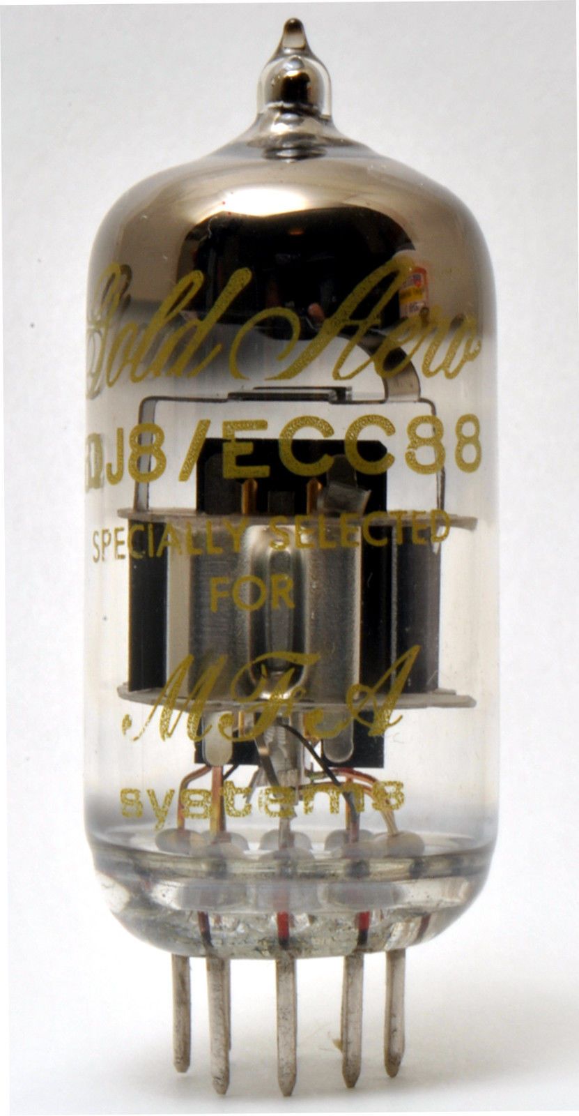 Gold Aero 6DJ8 ECC88 tube