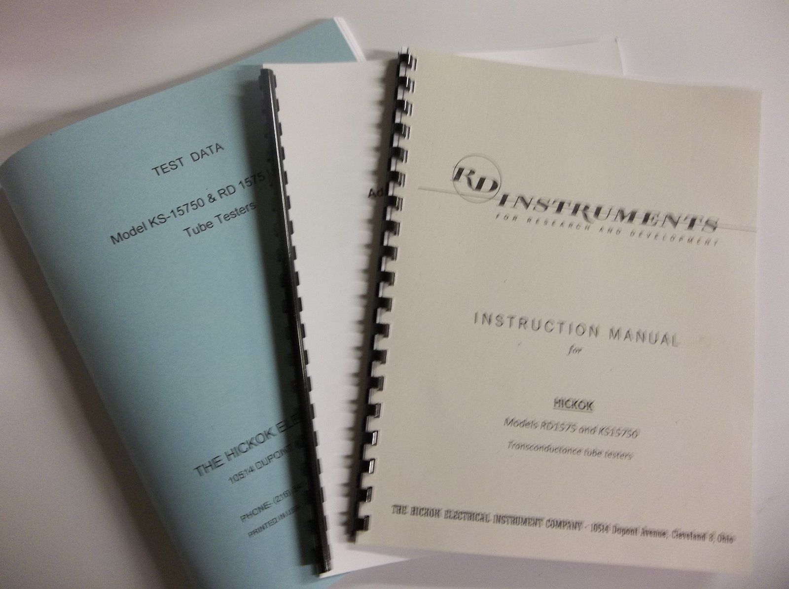 RD Instruments 1575 tube tester