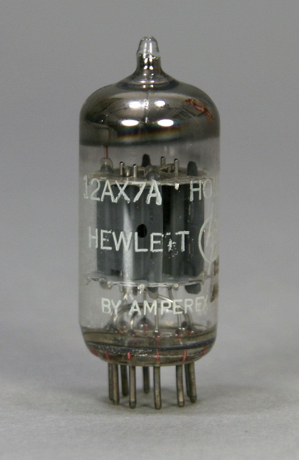 Hewlett Packard Amperex 12AX7A tube - Amperex
