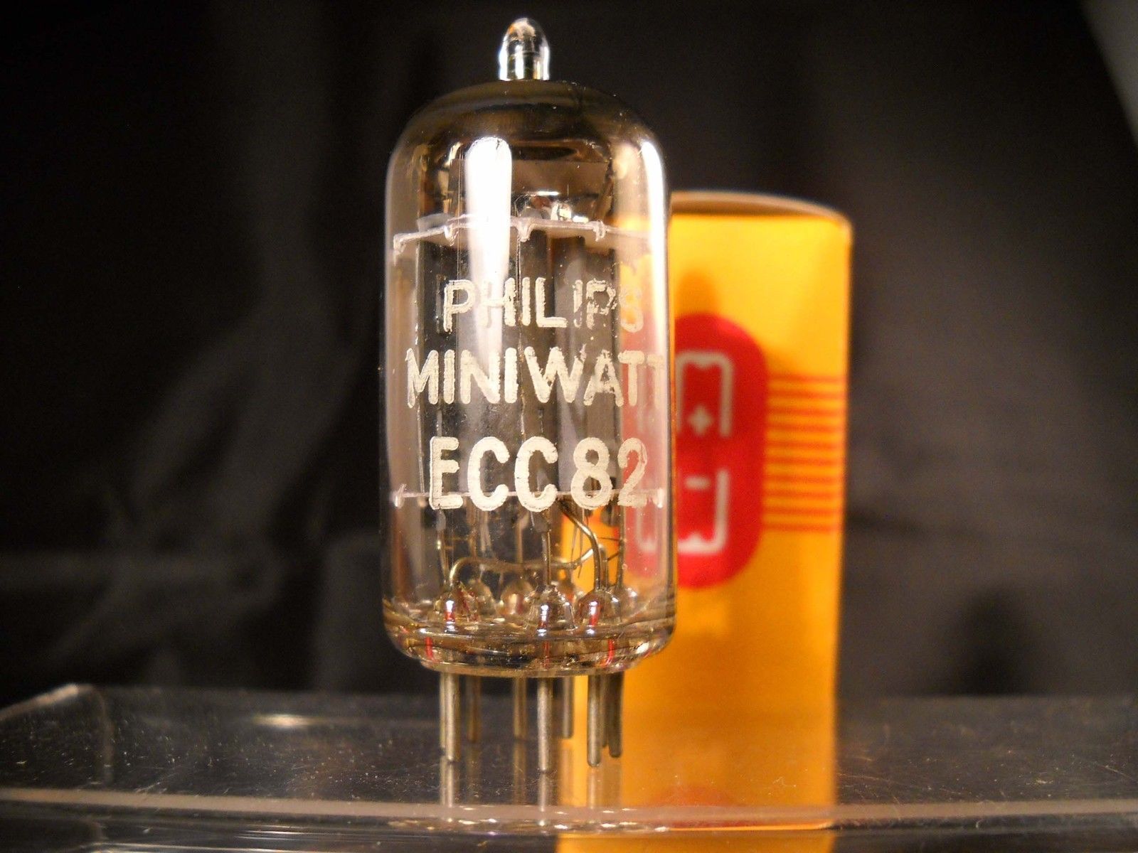 Philips Miniwatt ECC82 K63 tube - Matsushita
