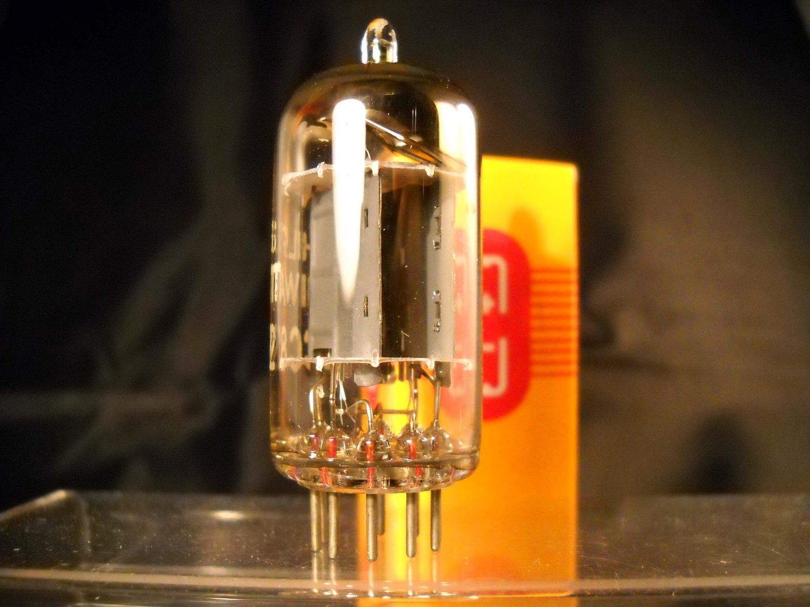Philips Miniwatt ECC82 K63 tube - Matsushita