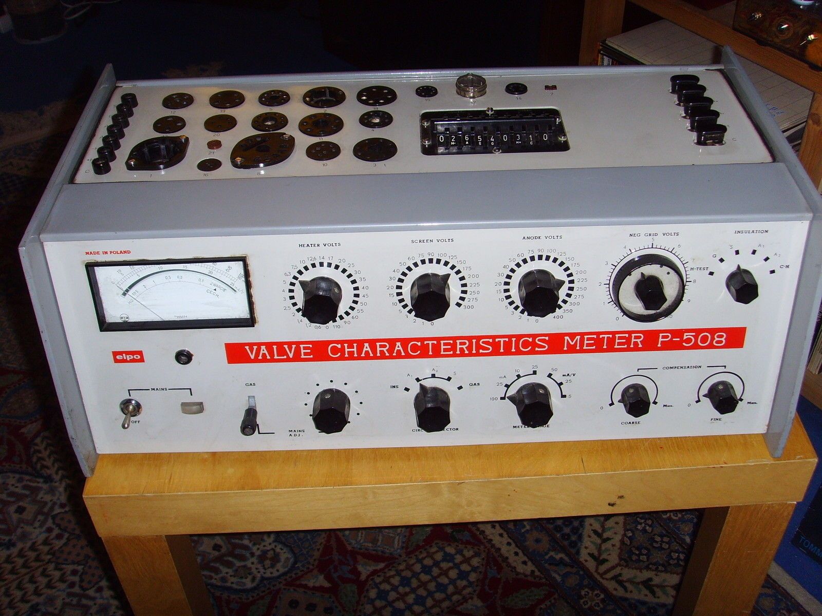 Elpo P-508 tube tester