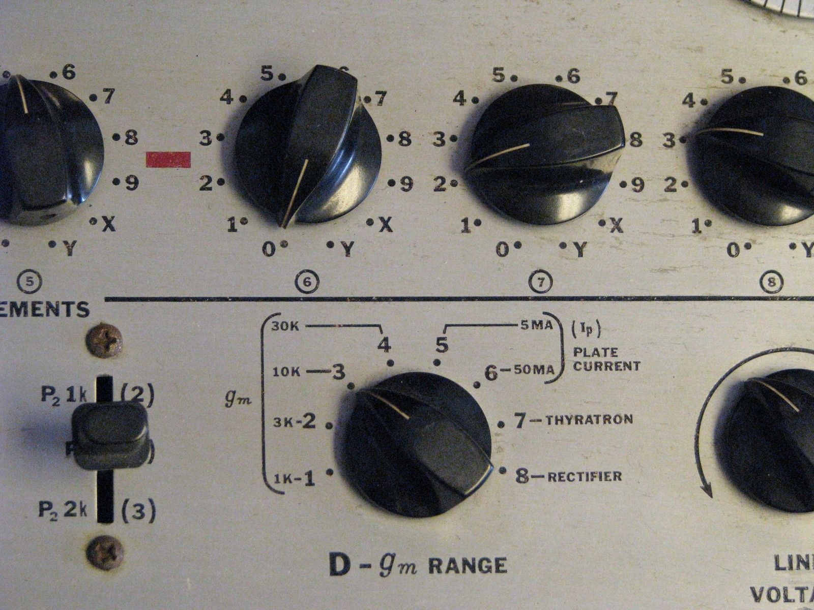 Triplet 3444 tube tester