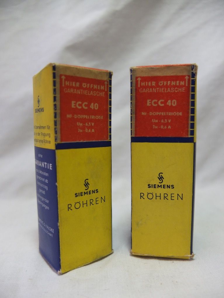 Siemens ECC40 LCR tube - Valvo