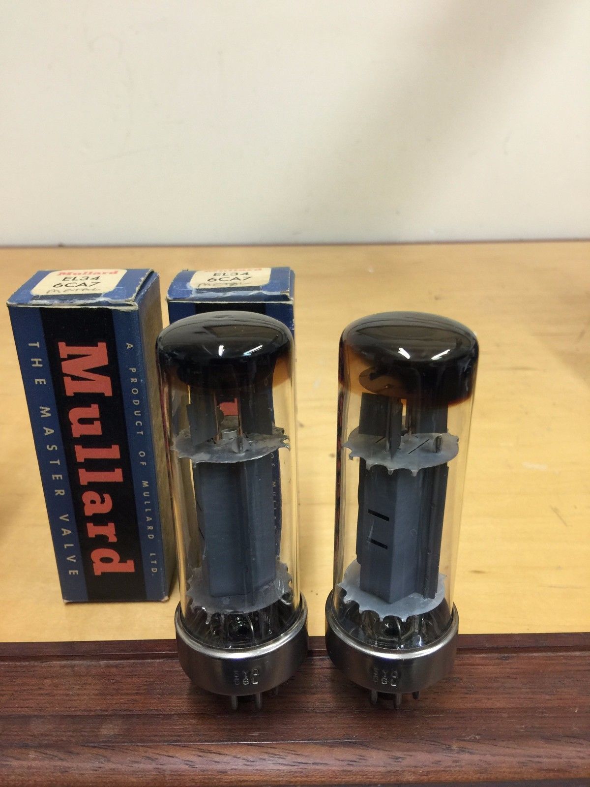 Mullard EL34 6CA7 SYO tube - Philips