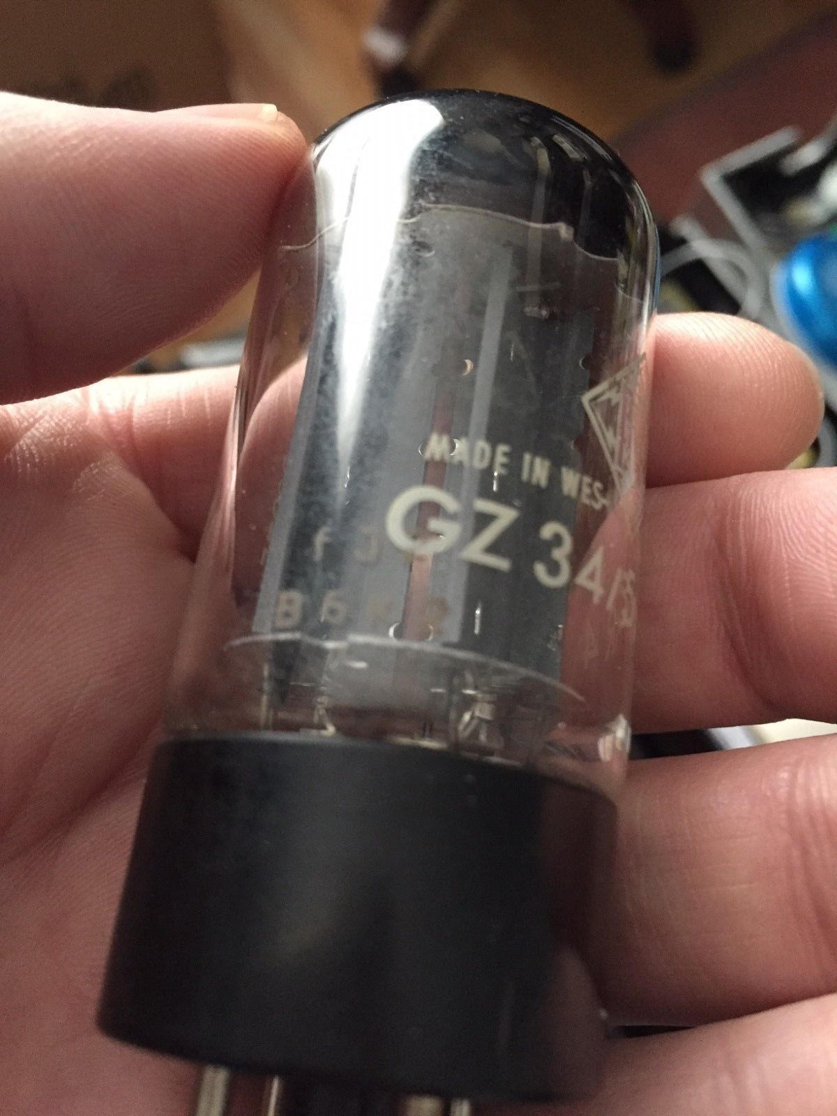 Telefunken GZ34 5AR4 F32 tube - Mullard