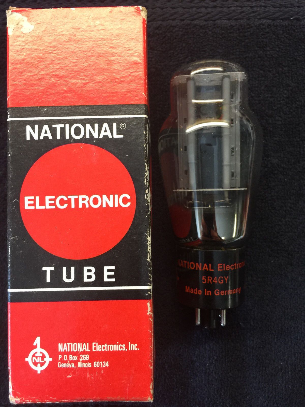 National Electronic 5R4GY tube