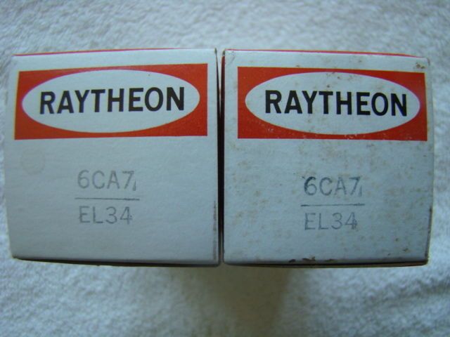 Raytheon 6CA7 EL34 tube - Matsushita