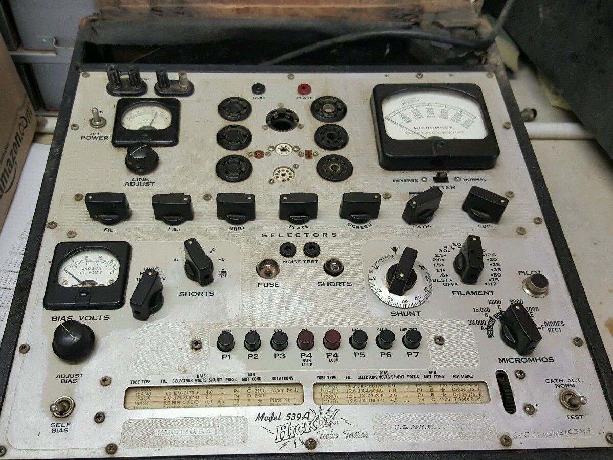 Hickok 539A tube tester