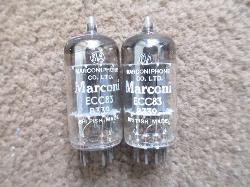 Marconi ECC83 B339 F92 tube - Mullard