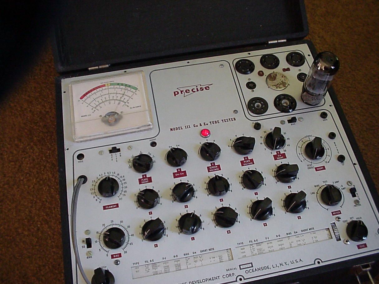 Precise 111 tube tester