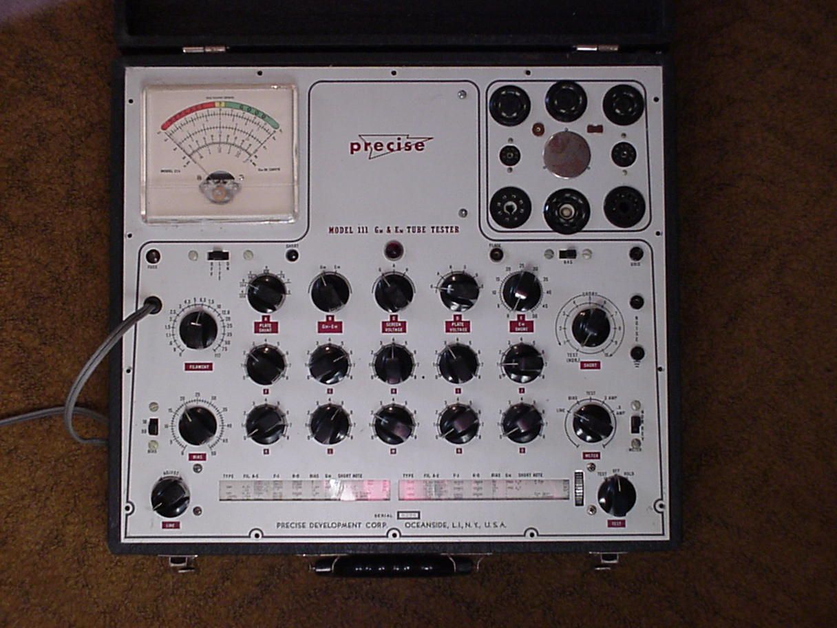 Precise 111 tube tester