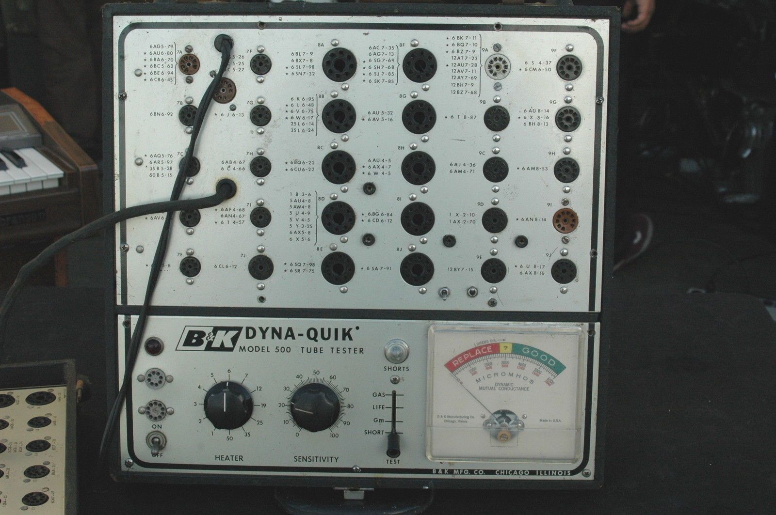B&K Dyna-Quick Model 500 tube tester