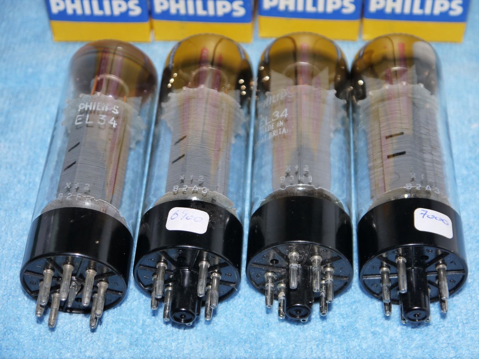 Philips EL34 XF2 tube - Mullard