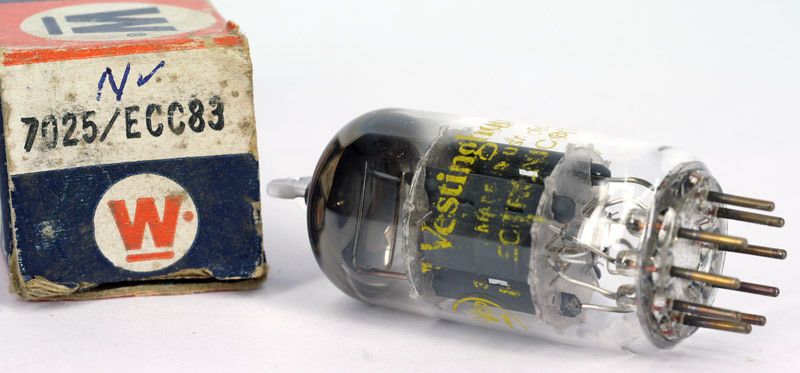 Westinghouse 7025 ECC83 tube