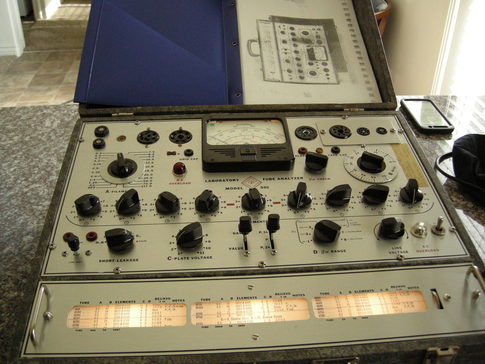 Westmore 501 tube tester