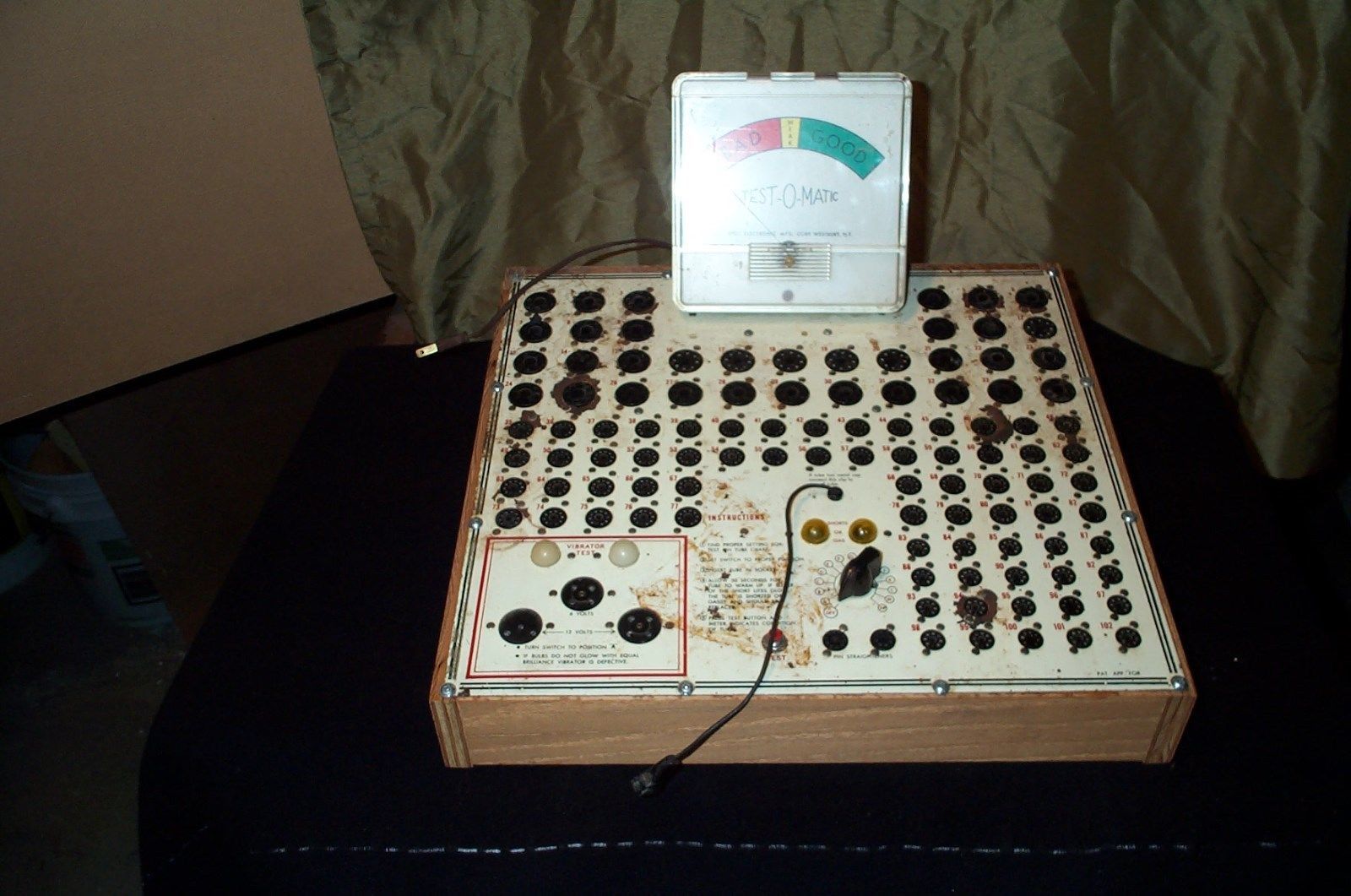 Shell Test-O-Matic tube tester
