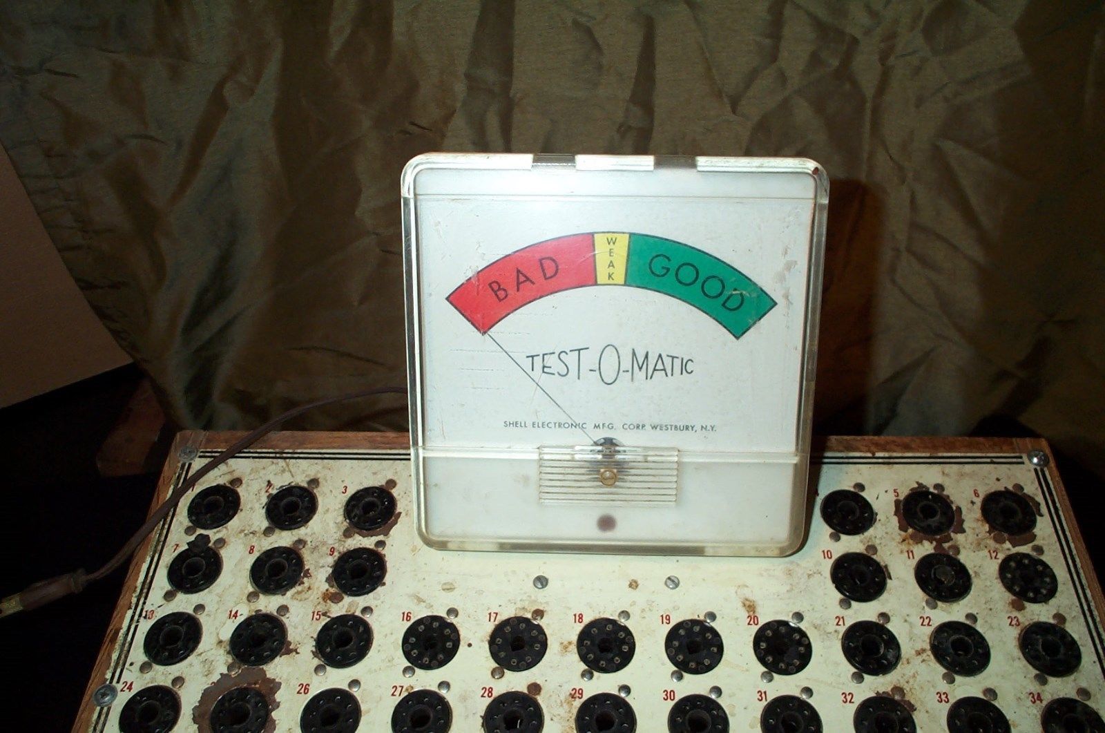 Shell Test-O-Matic tube tester