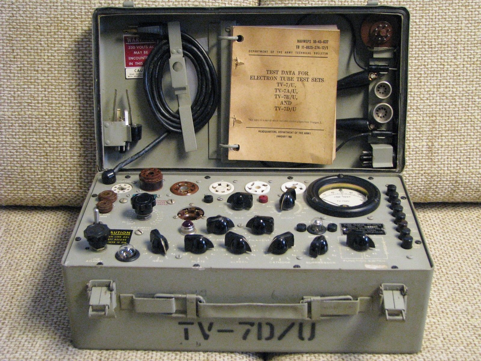 undefined TV-7D/U tube tester