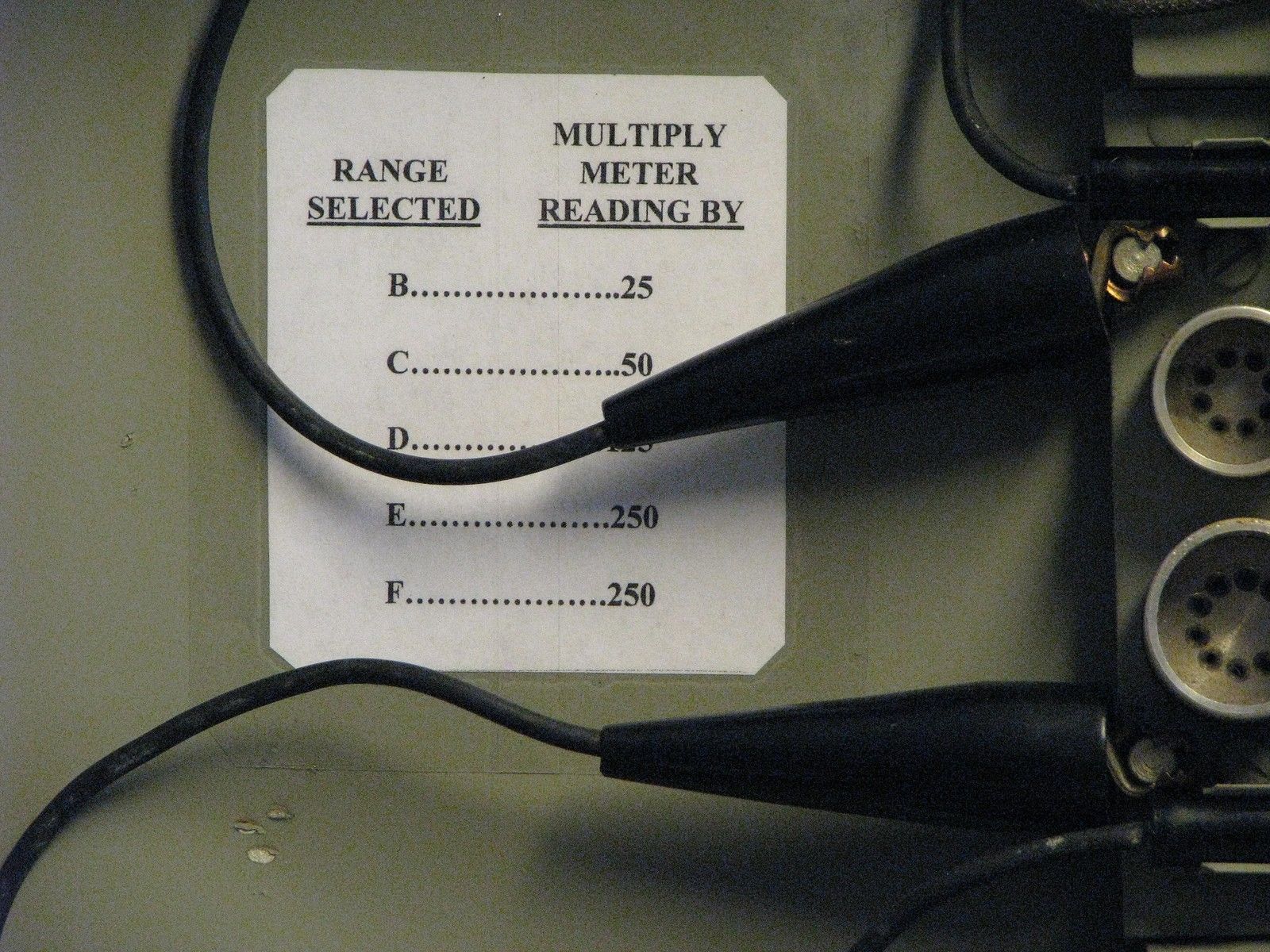 undefined TV-7D/U tube tester