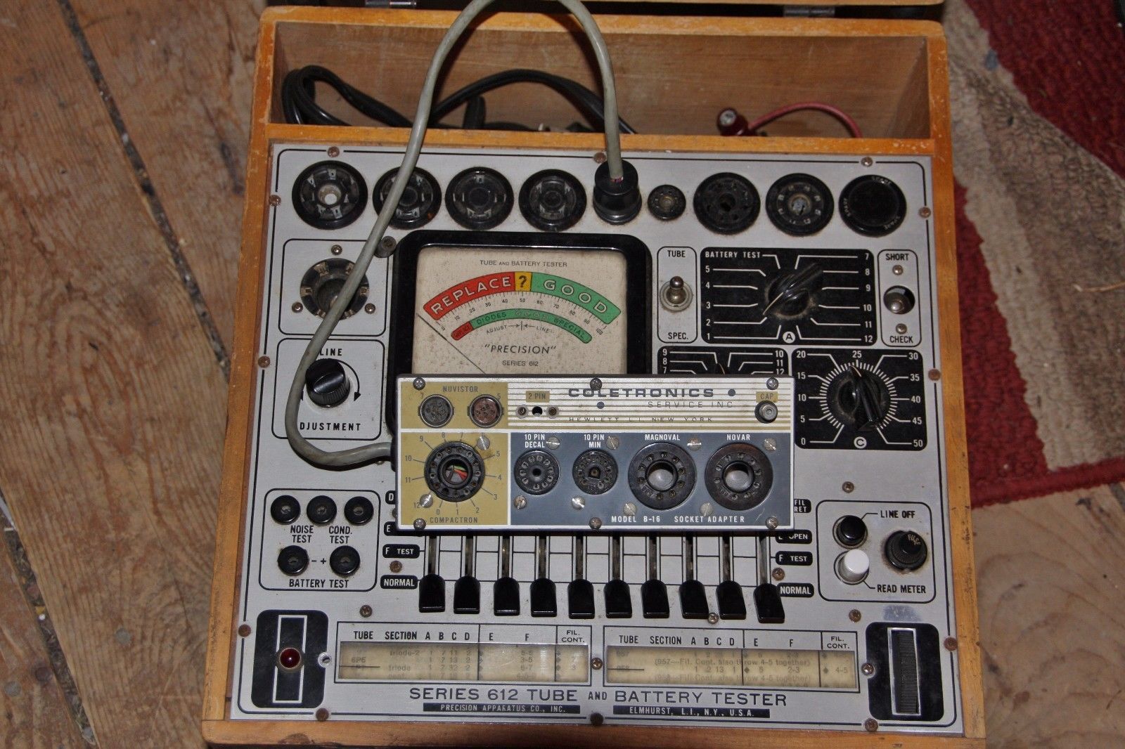 Precision 612 tube tester