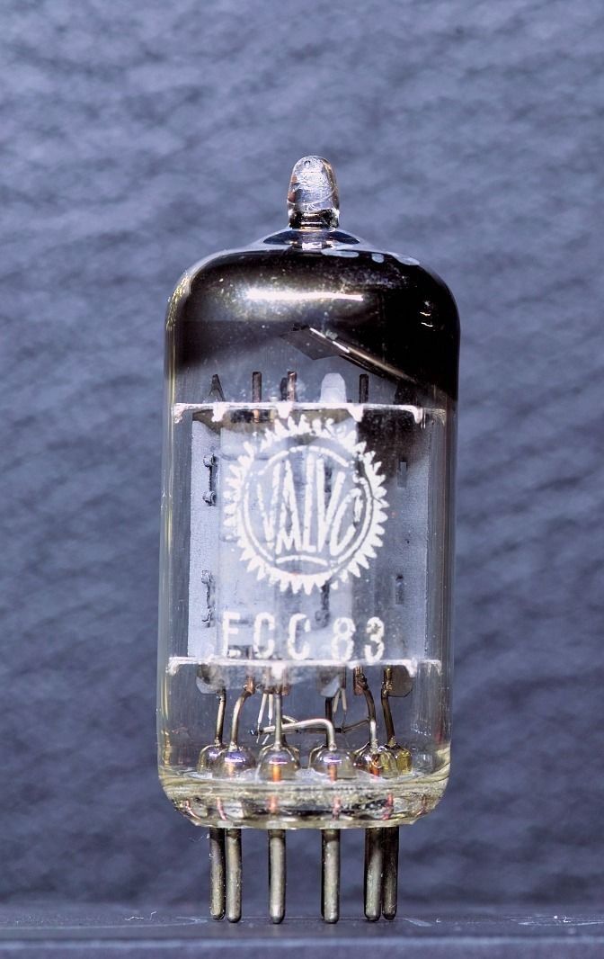 Valvo ECC83 MCP tube