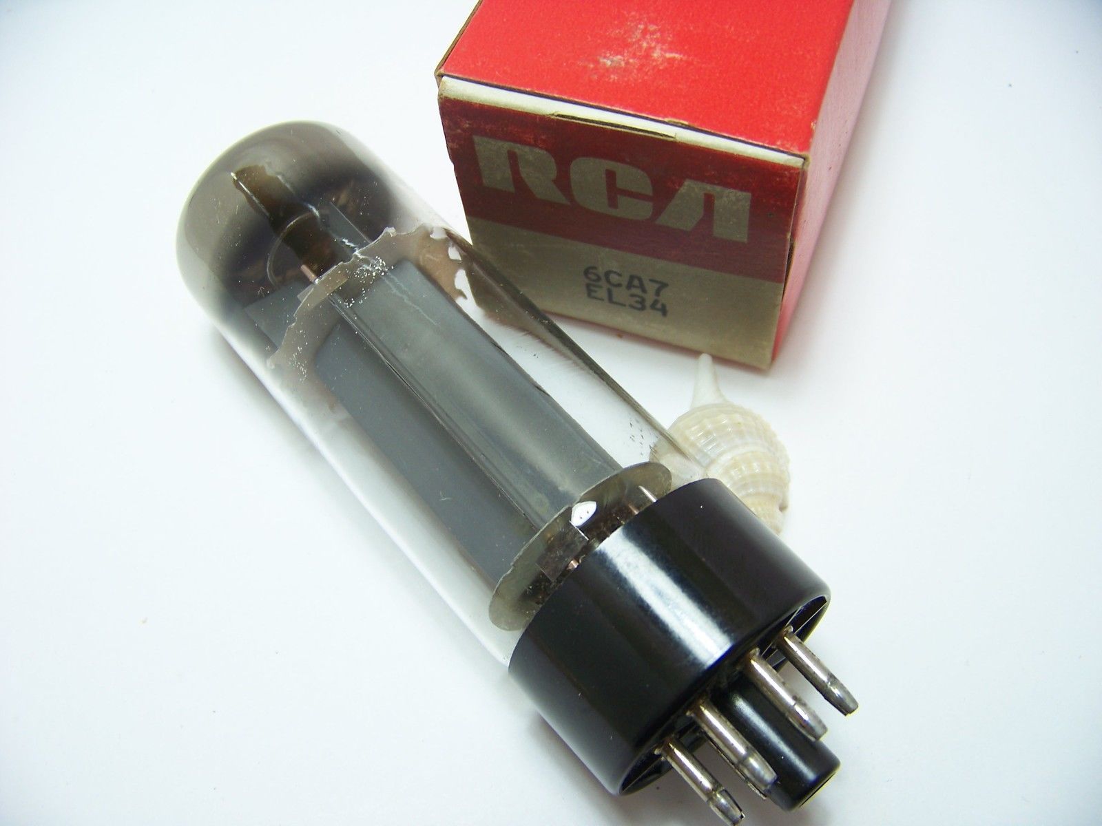 RCA 6CA7 EL34 XF3 tube - Mullard