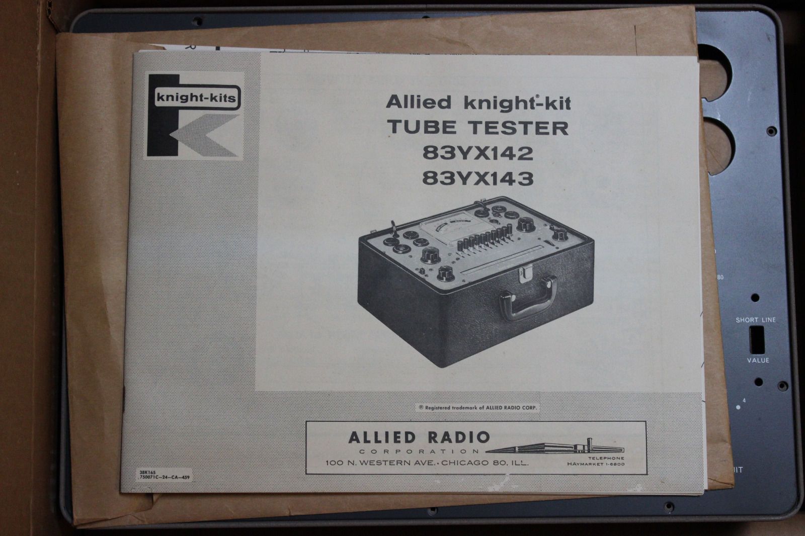 Knight 600A tube tester