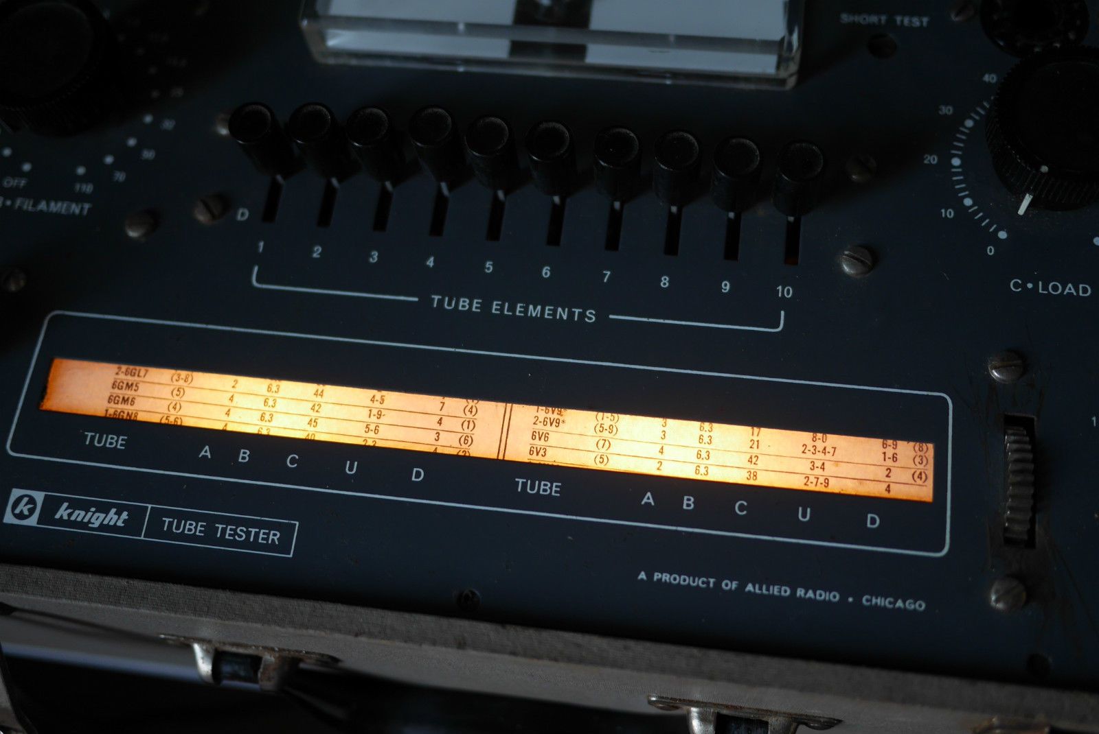 Knight 600A tube tester