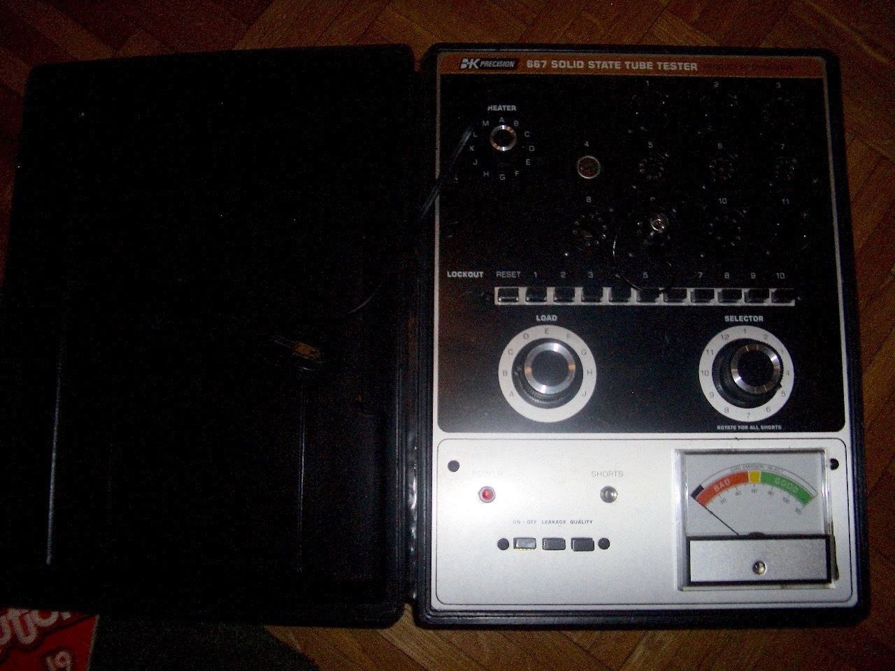 B&K 667 tube tester