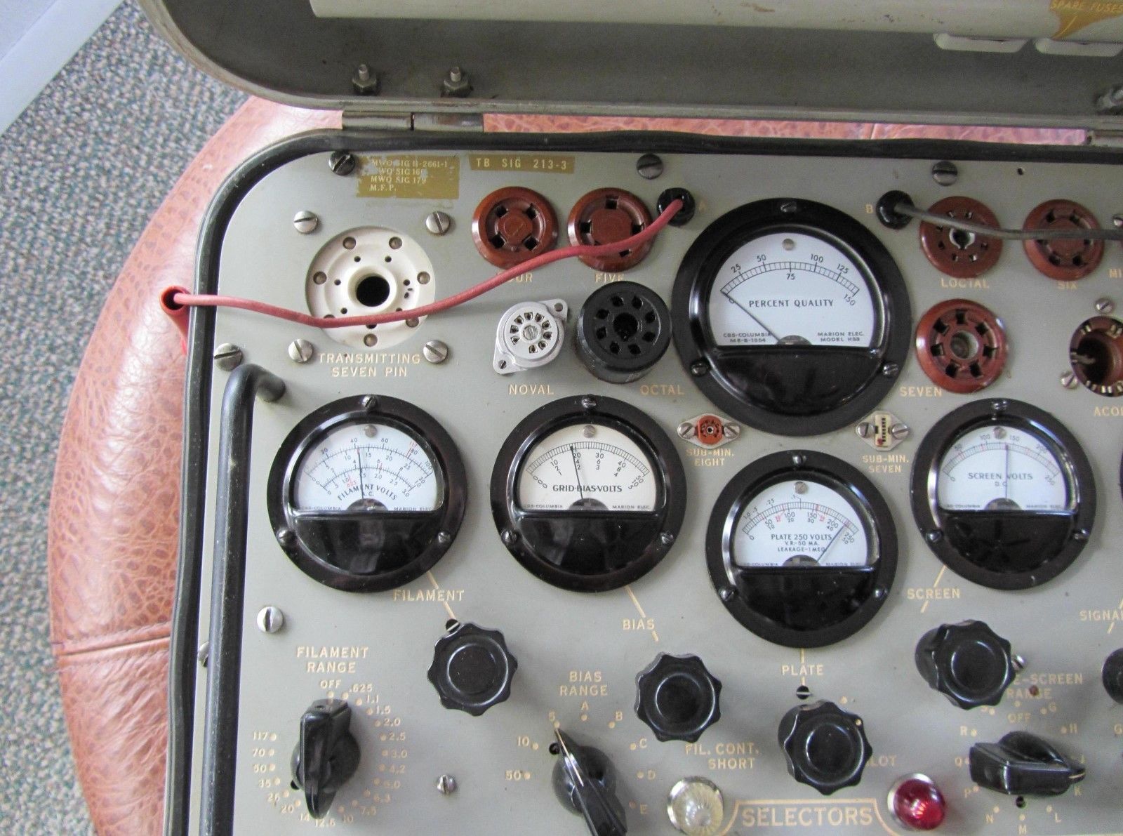 undefined TV-2 C/U tube tester