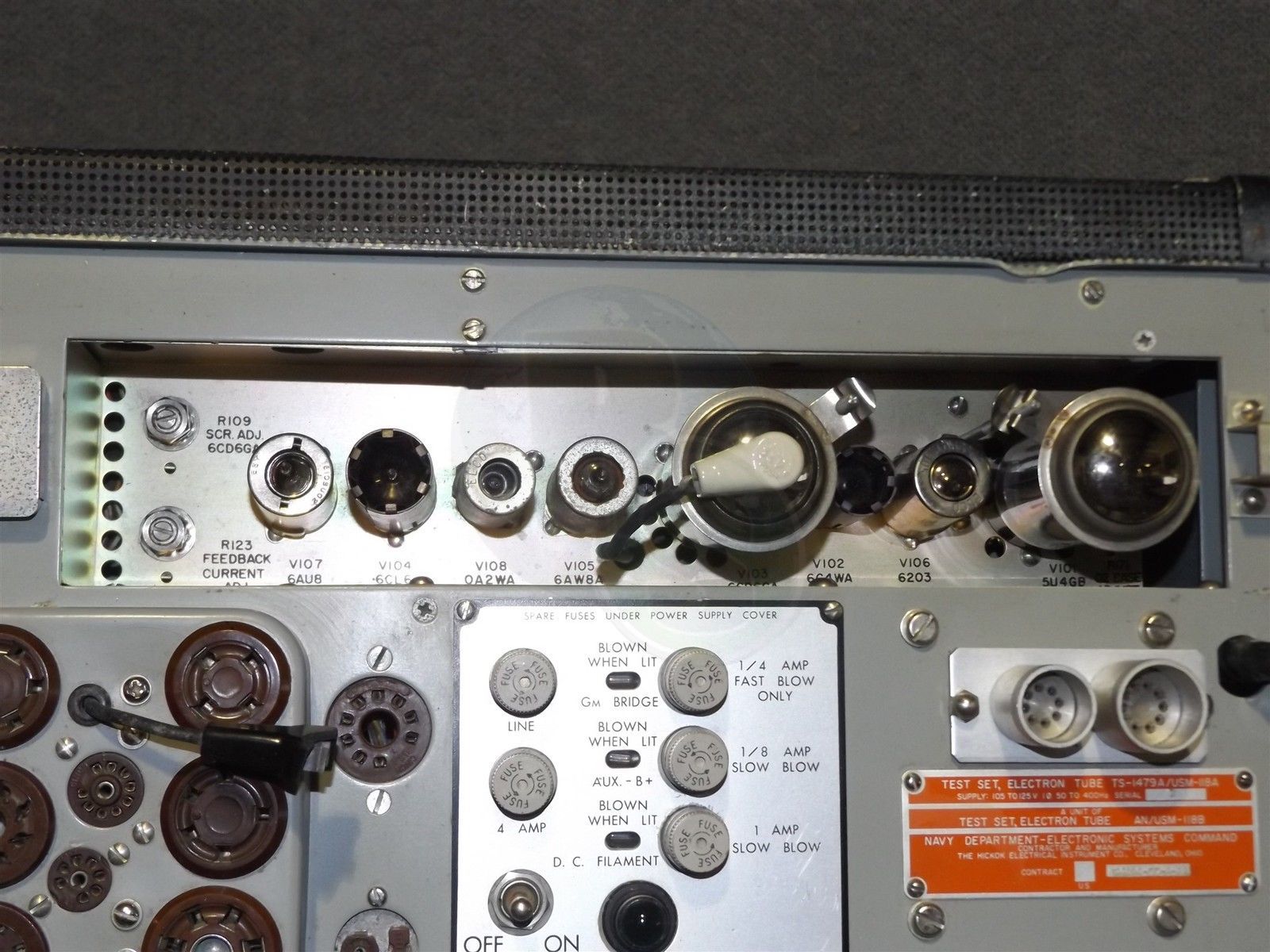 Hickok Cardmatic AN/USM-118A CY-3873 tube tester