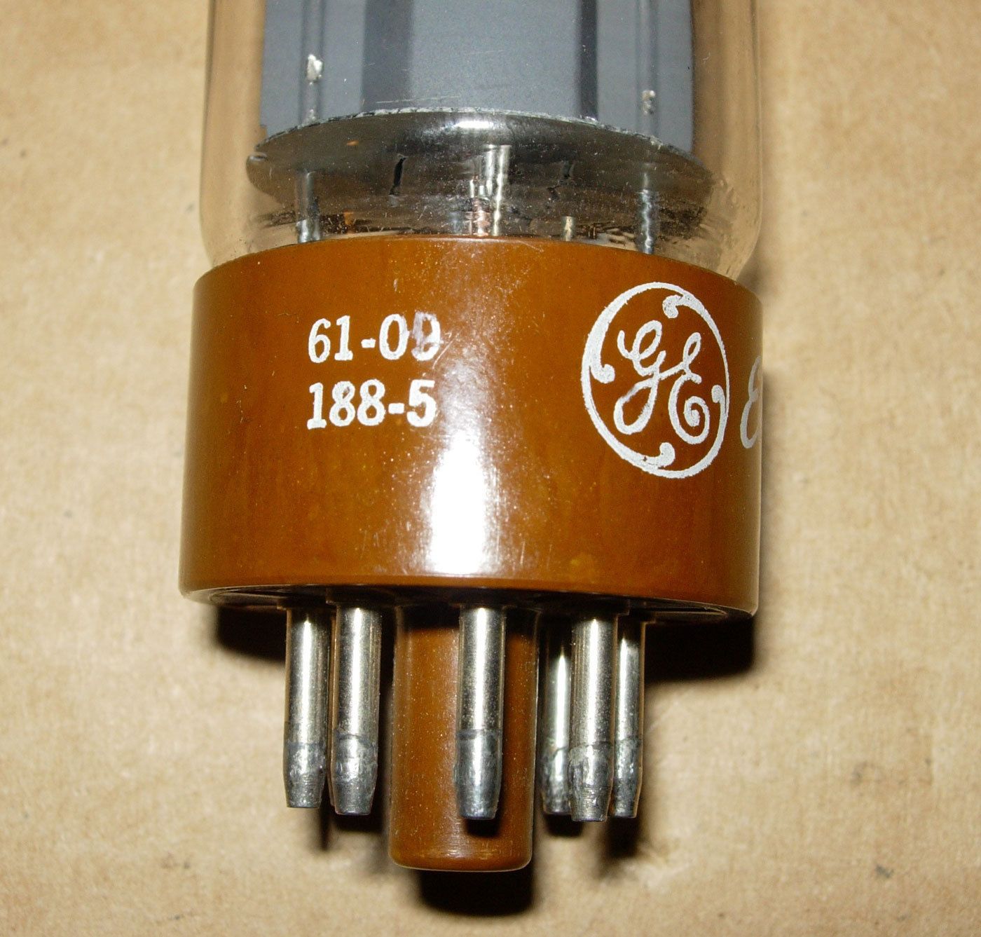 General Electric 6CA7 EL34 XF4 tube - Mullard