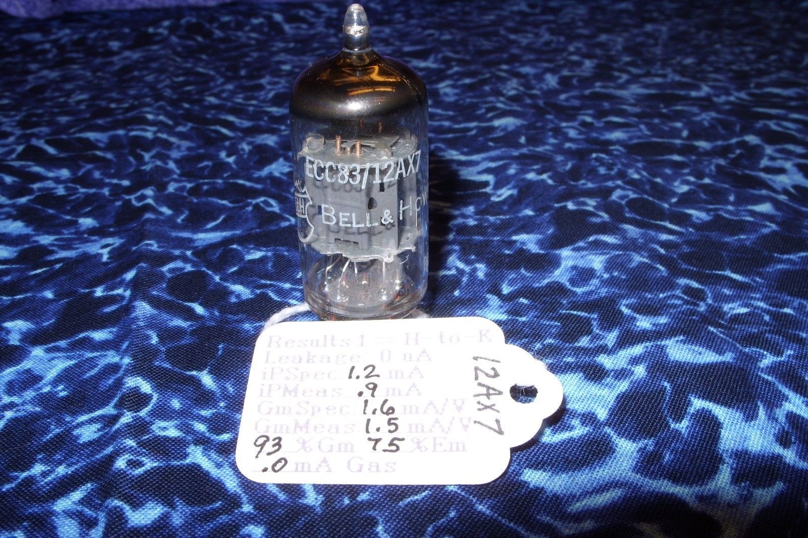 Bell & Howell ECC83 12AX7 tube - Mullard