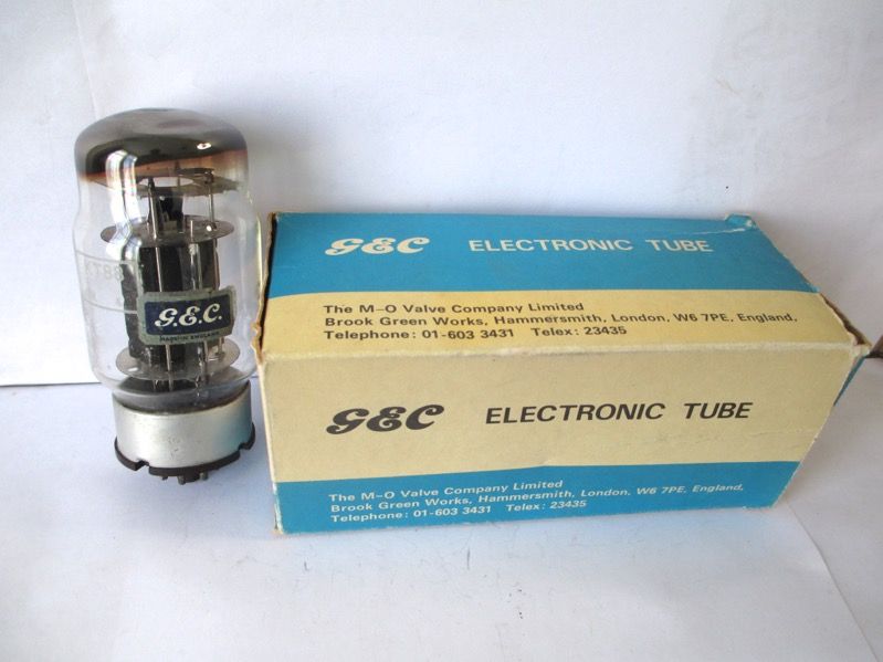 G.E.C. KT88 tube - M.O.