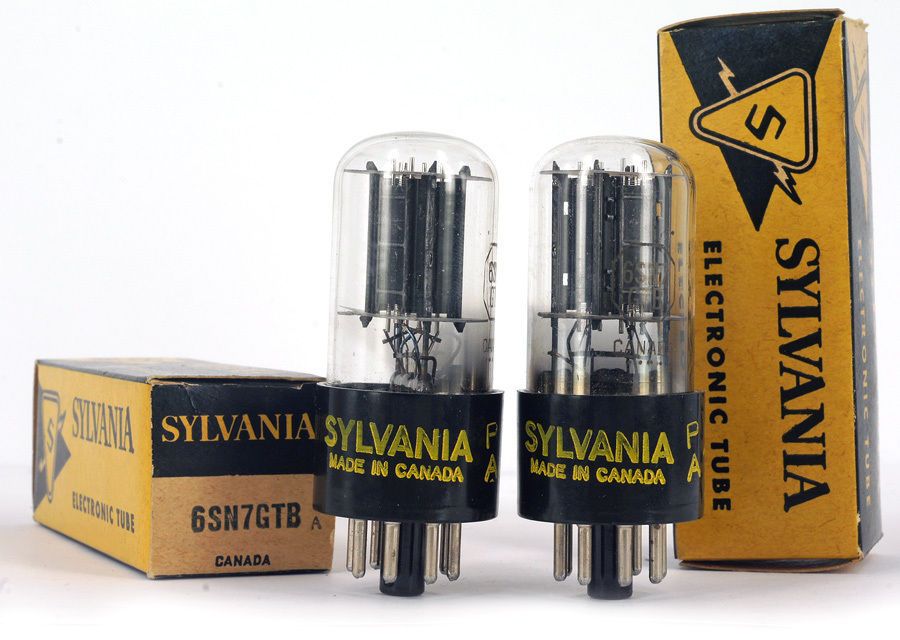 Sylvania 6SN7GTB tube