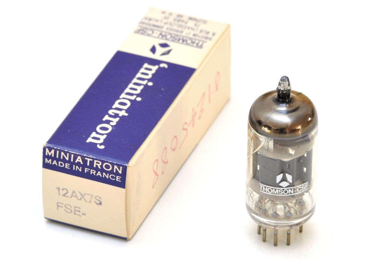 Thomson Csf Miniatron 12AX7S tube - La Radiotechnique R/T
