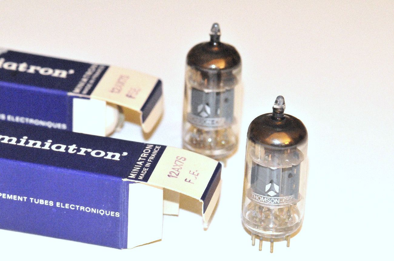 Thomson Csf Miniatron 12AX7S tube - La Radiotechnique R/T