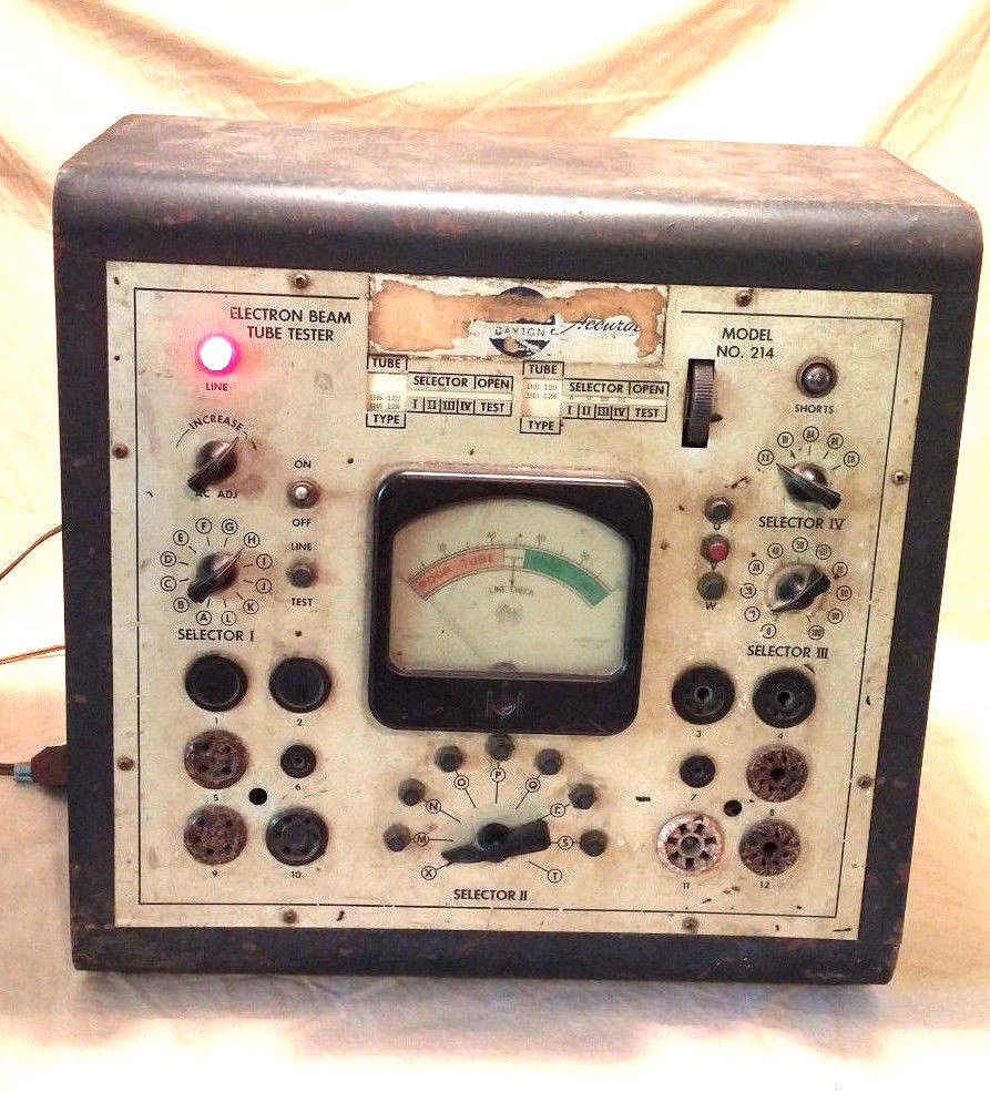 Boes 214 tube tester
