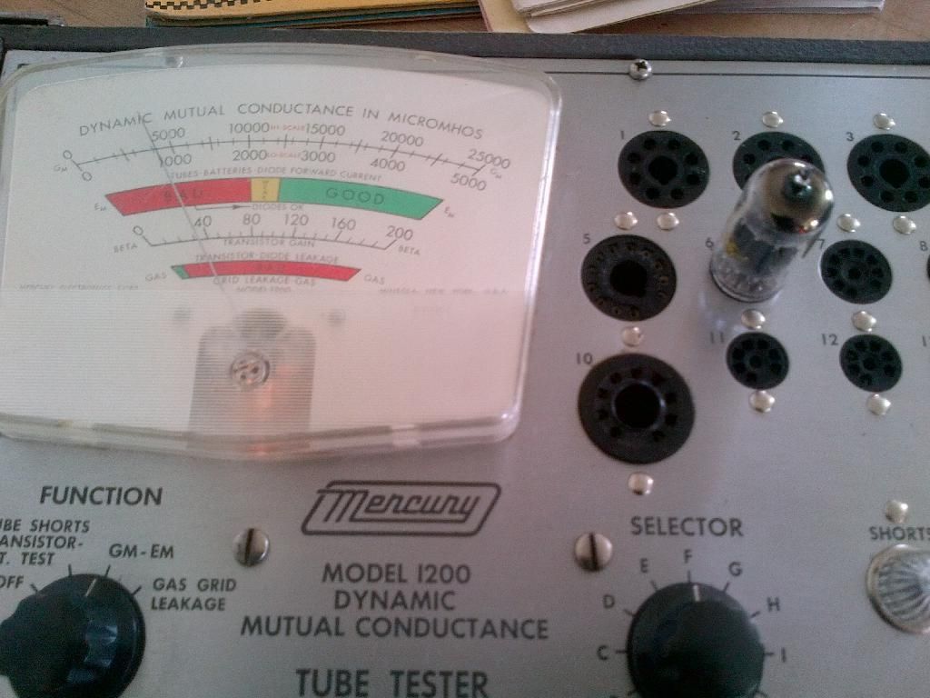 Mercury 1200 tube tester