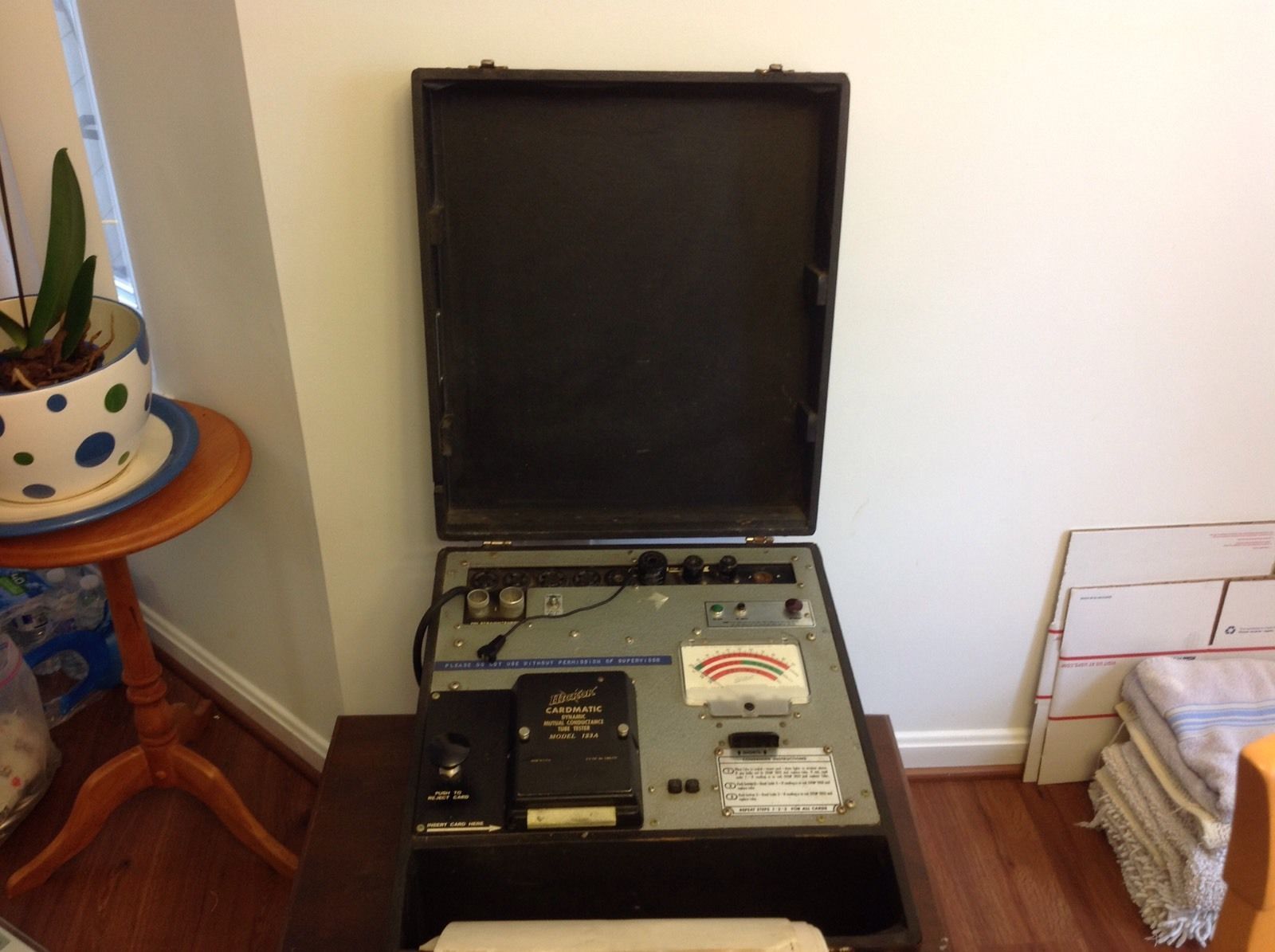 Hickok 123A Cardmatic tube tester