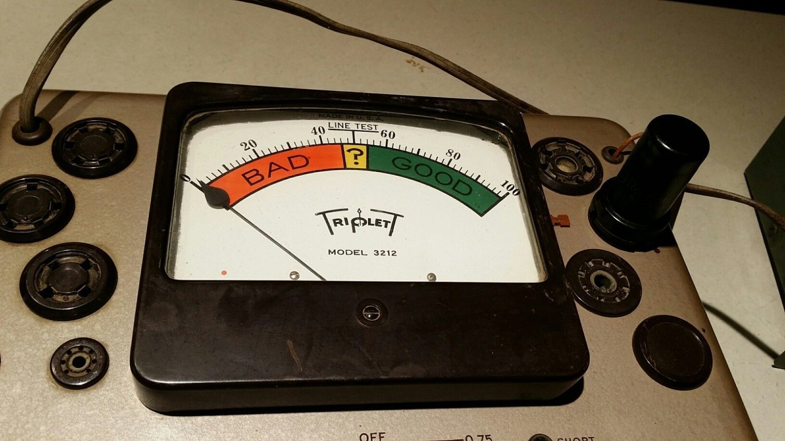 Triplet 3212 tube tester