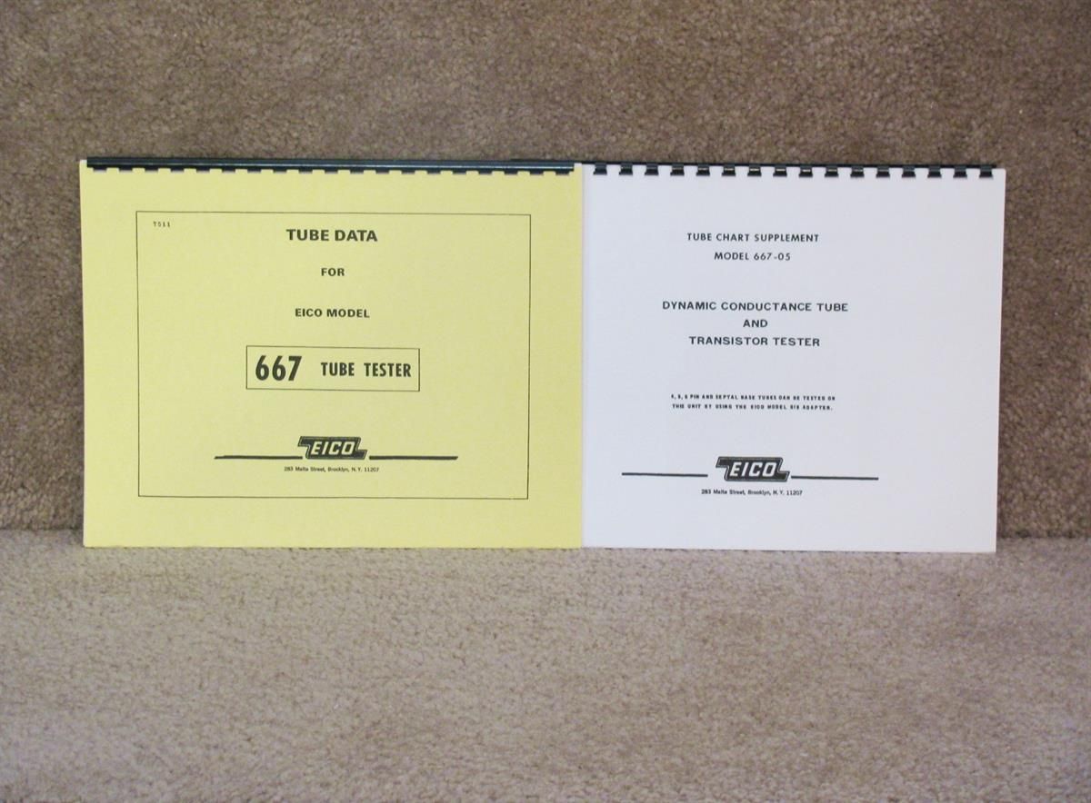 Eico 667 tube tester