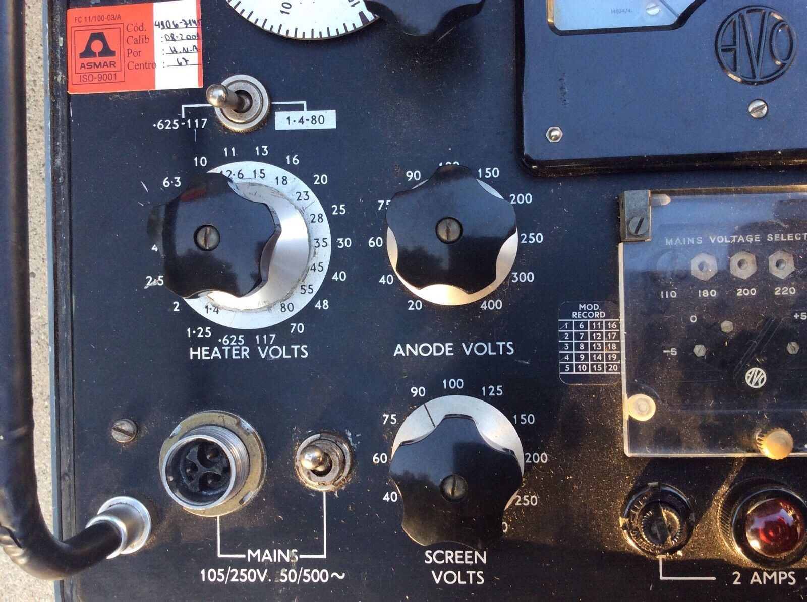 Avo CT 160 tube tester