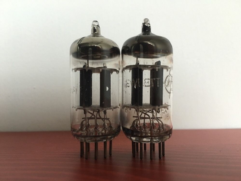 Hewlett Packard 12AU7 ECC82 tube - Amperex