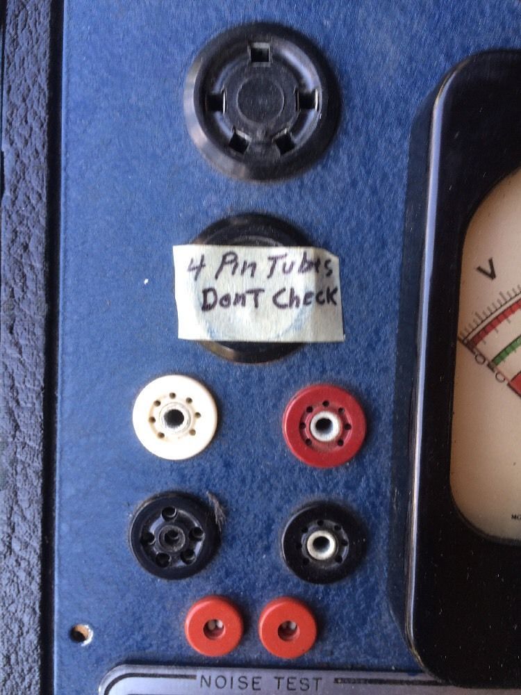 Hickok 550X tube tester