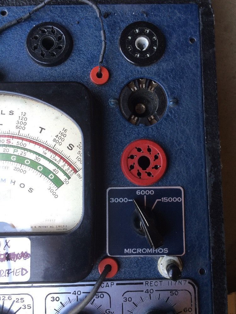 Hickok 550X tube tester